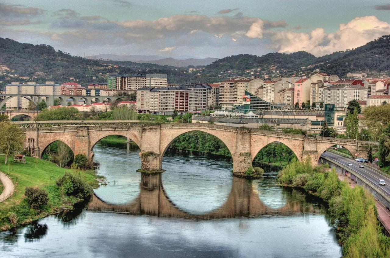 Apartamento Portovello Con Vistas Al Rio Allariz Exterior foto