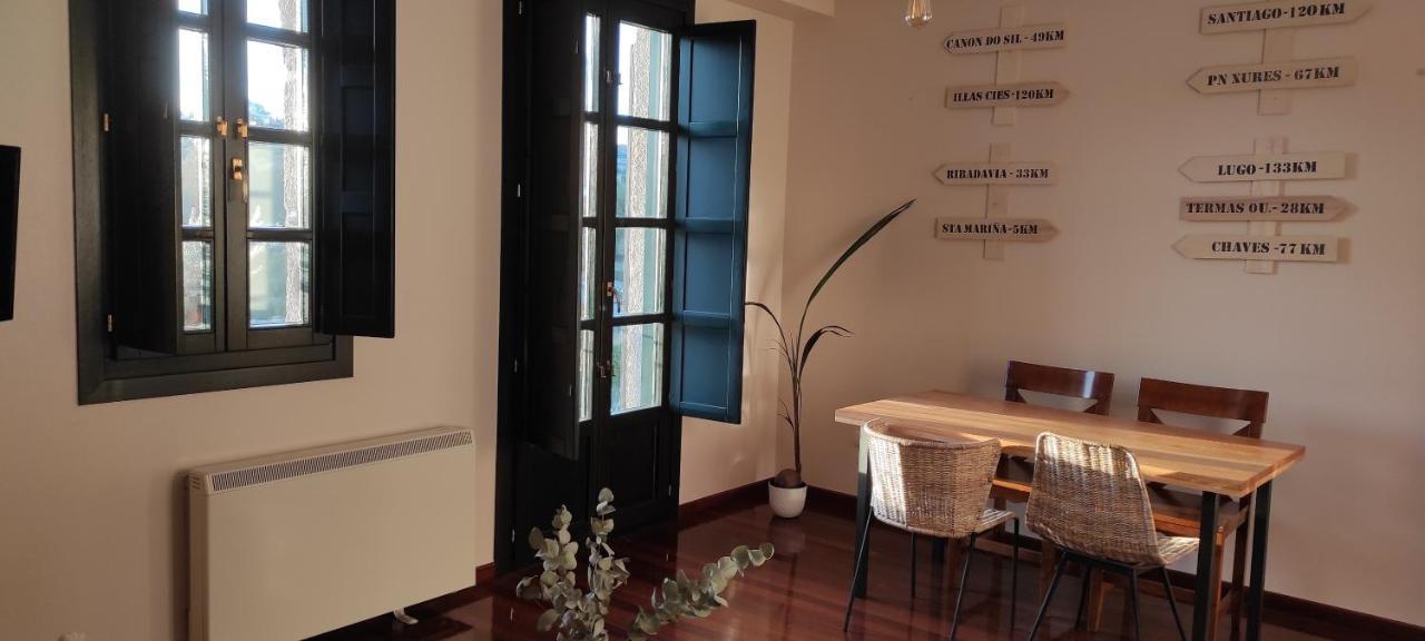 Apartamento Portovello Con Vistas Al Rio Allariz Exterior foto